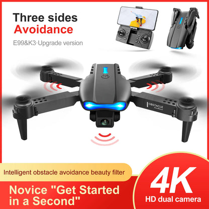 E99 K3 Pro HD 4k Drone Dual Camera High Hold Mode Foldable Mini RC