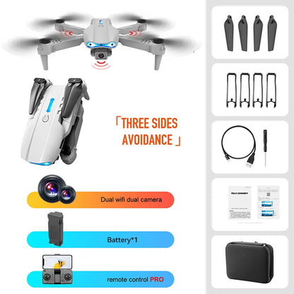 E99 K3 Pro HD 4k Drone Dual Camera High Hold Mode Foldable Mini RC